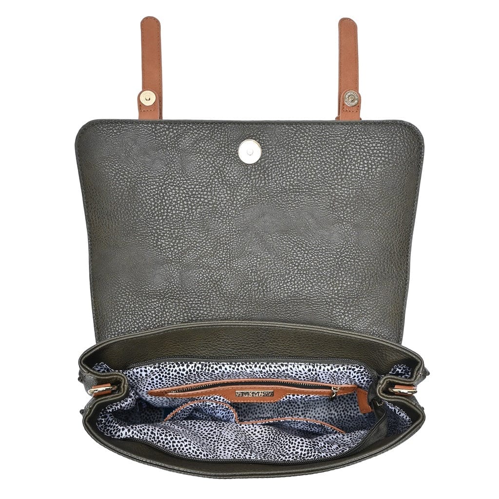 BGS44028 Buckle Flap Over Fashion Backpack - MiMi Wholesale