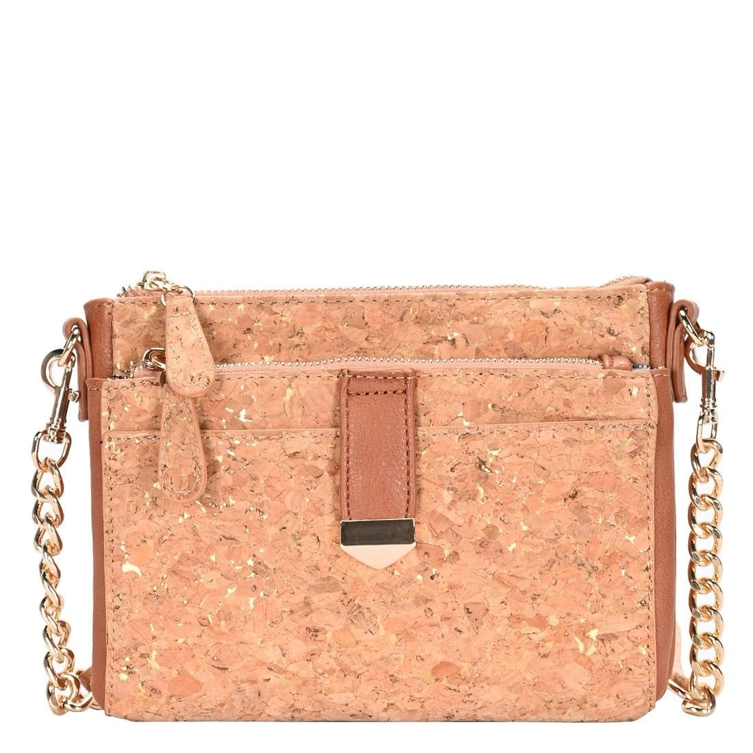 BGT15944 Cork Crossbody Bag - MiMi Wholesale