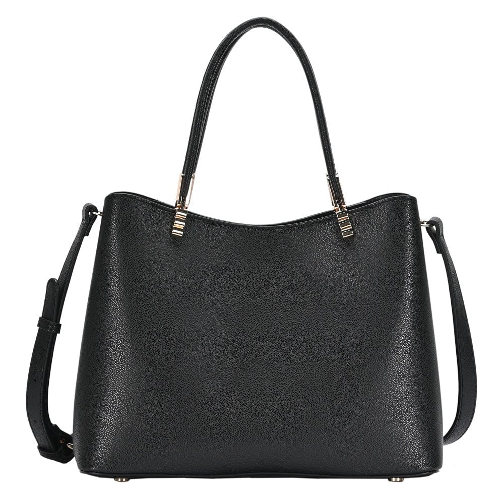 BGT3164 Two Compartment Structured Top Handle Handbag/Satchel - MiMi Wholesale