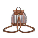 BP1987 Flap-Over Drawstring Backpack w/ Tassel - MiMi Wholesale