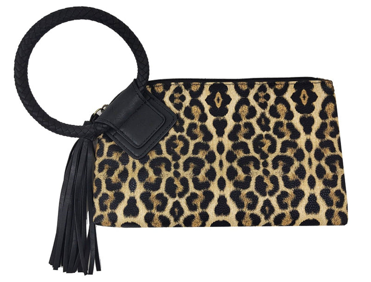 BP204 Fashion Cuff Handle Tassel Wristlet Clutch - MiMi Wholesale