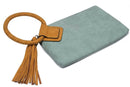 BP204 Fashion Cuff Handle Tassel Wristlet Clutch - MiMi Wholesale