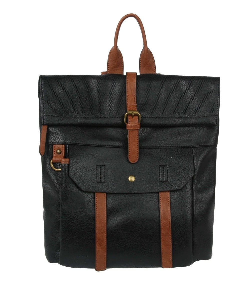 CJF080-1 Laser Cut Flap Backpack - MiMi Wholesale