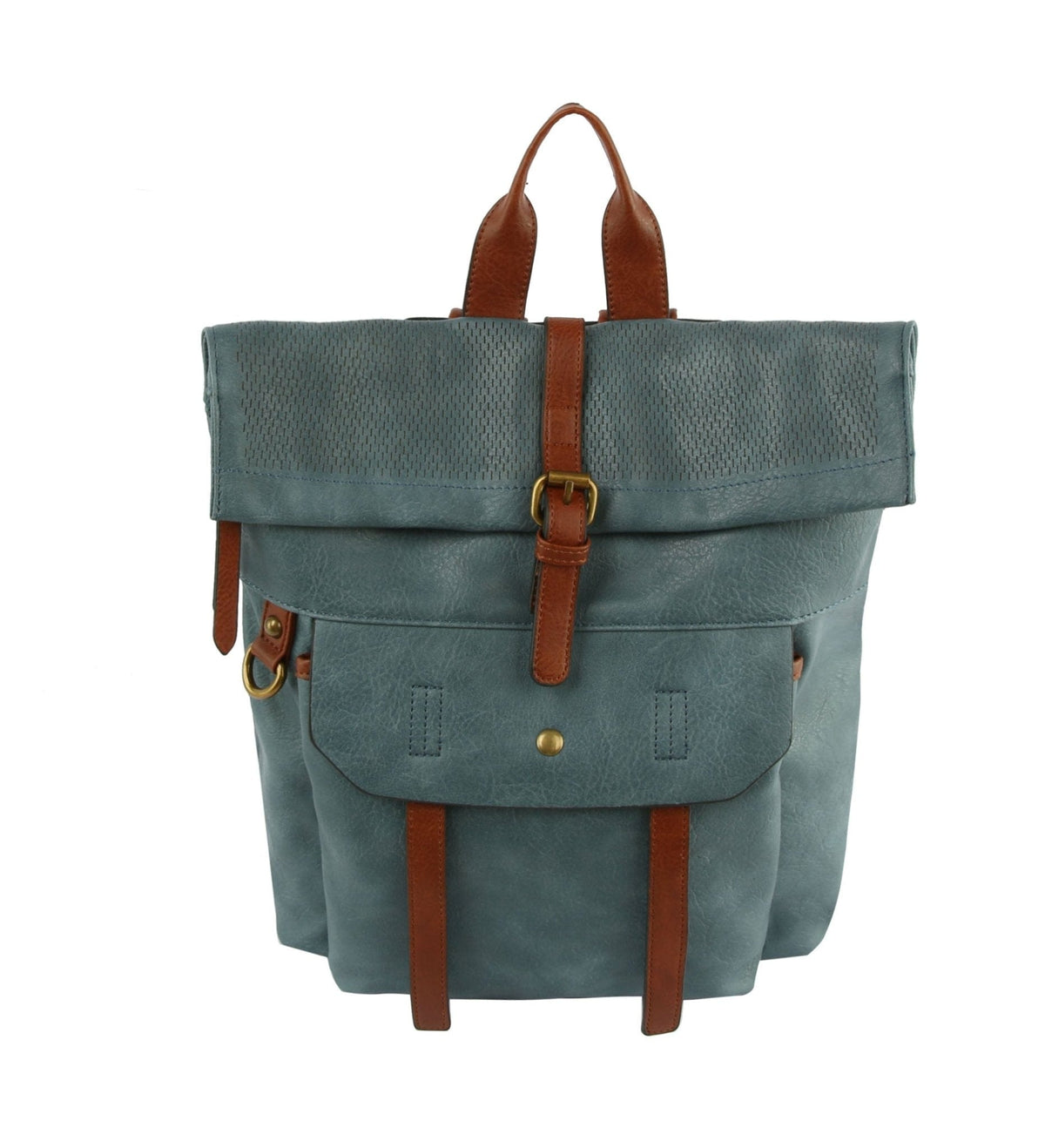 CJF080-1 Laser Cut Flap Backpack - MiMi Wholesale
