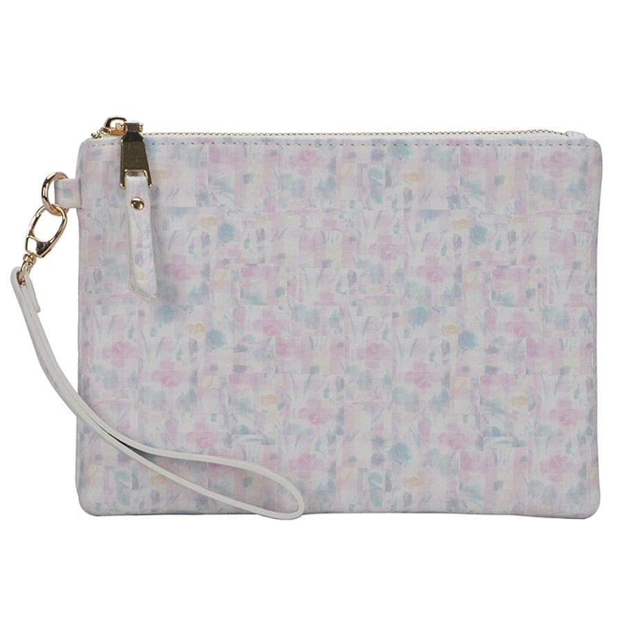 CLW2505 Gingham Clutch With Wristlet - MiMi Wholesale