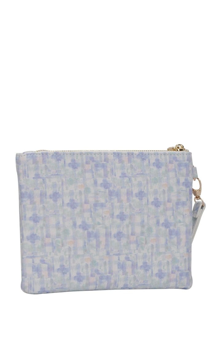 CLW2505 Gingham Clutch With Wristlet - MiMi Wholesale