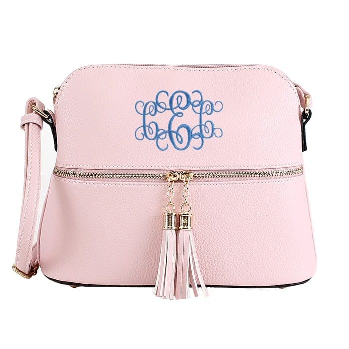 DX93031 HY3031 Dome Fashion Crossbody Bag with Tassel - MiMi Wholesale