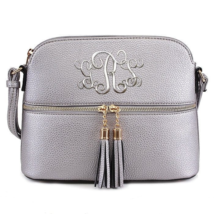 DX93031 HY3031 Dome Fashion Crossbody Bag with Tassel - MiMi Wholesale