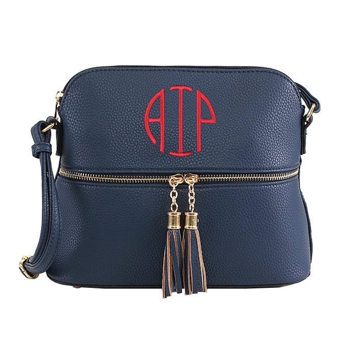 DX93031 HY3031 Dome Fashion Crossbody Bag with Tassel - MiMi Wholesale