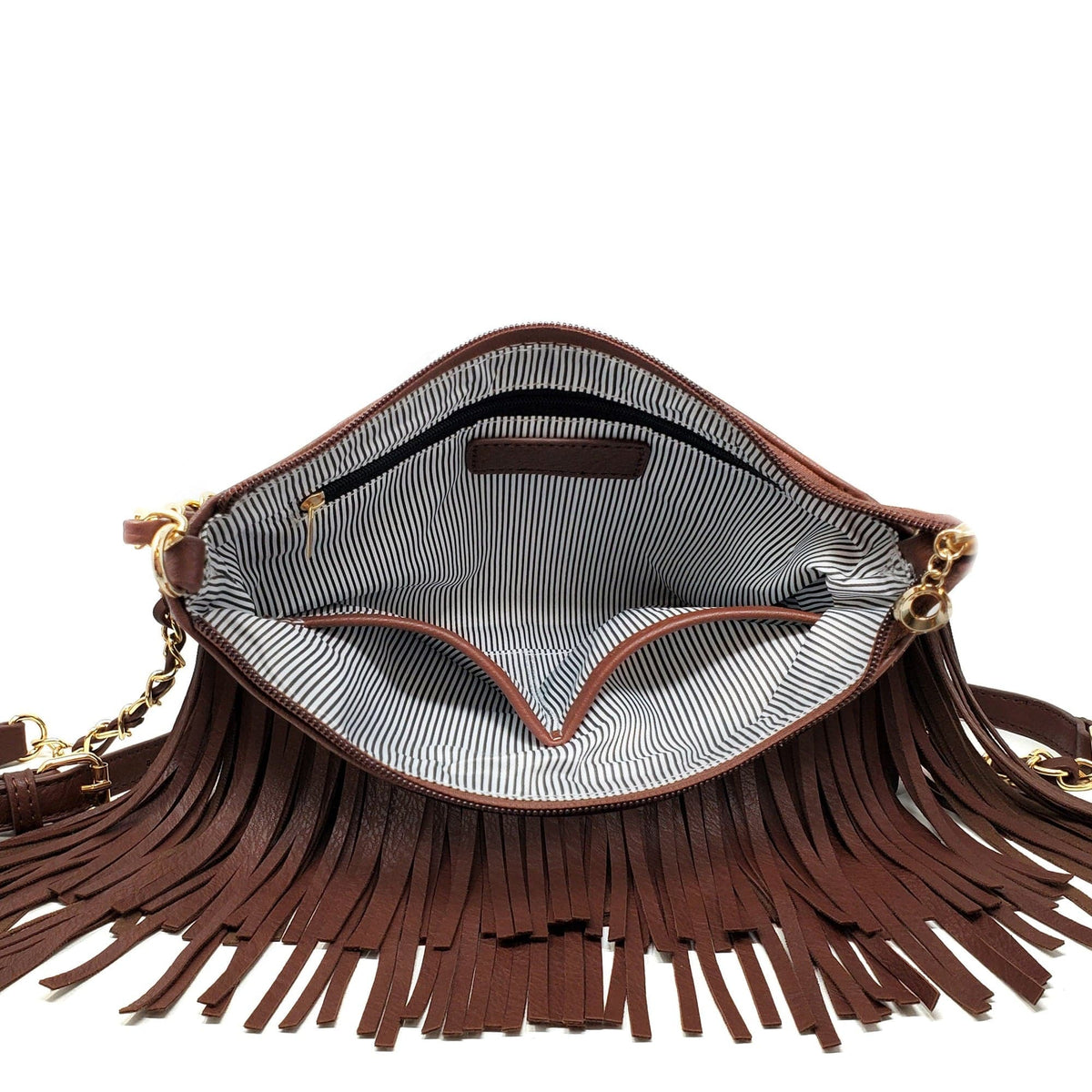 E031 Samantha Fringe Crossbody Bag - MiMi Wholesale