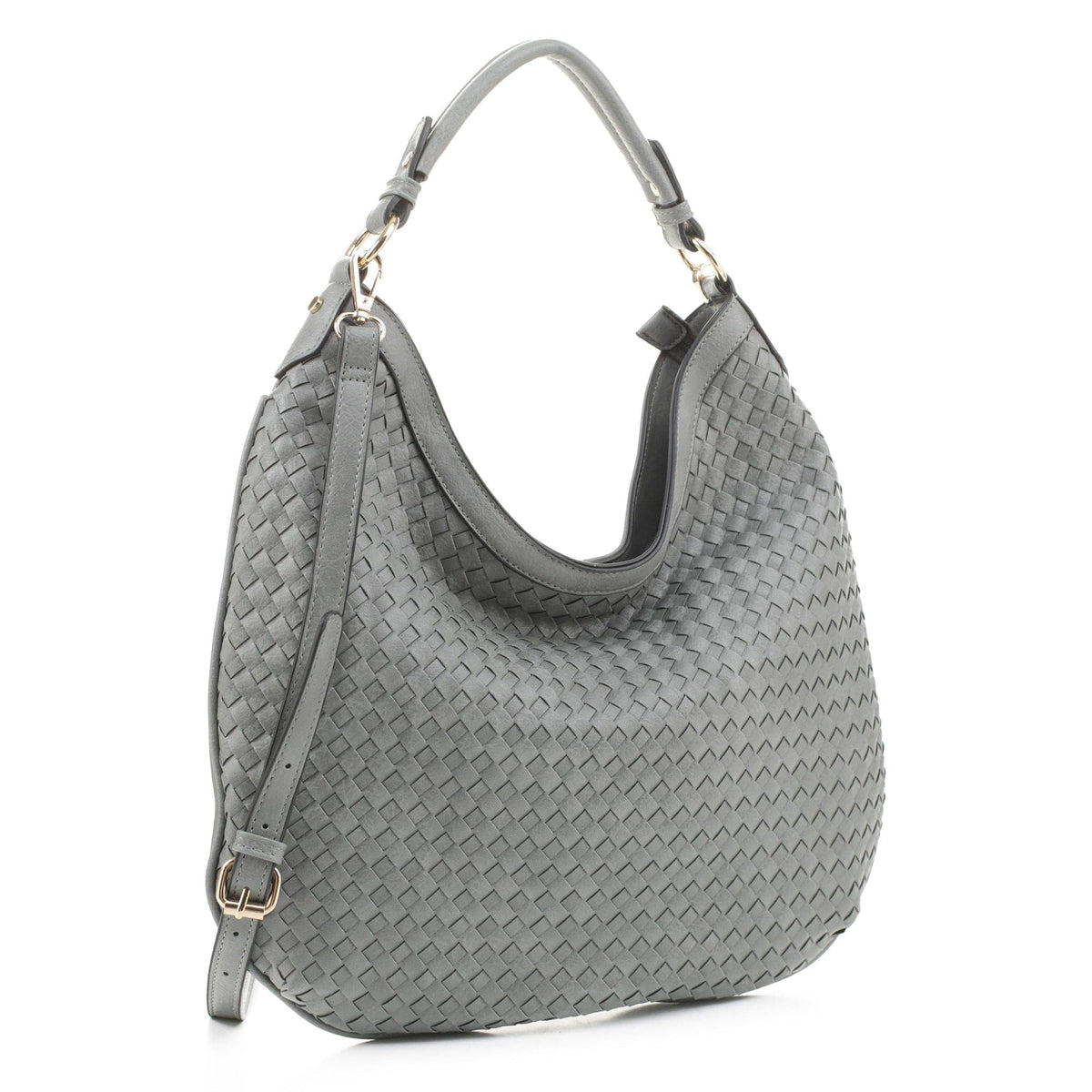FC19218 Nora Woven Hobo Bag - MiMi Wholesale