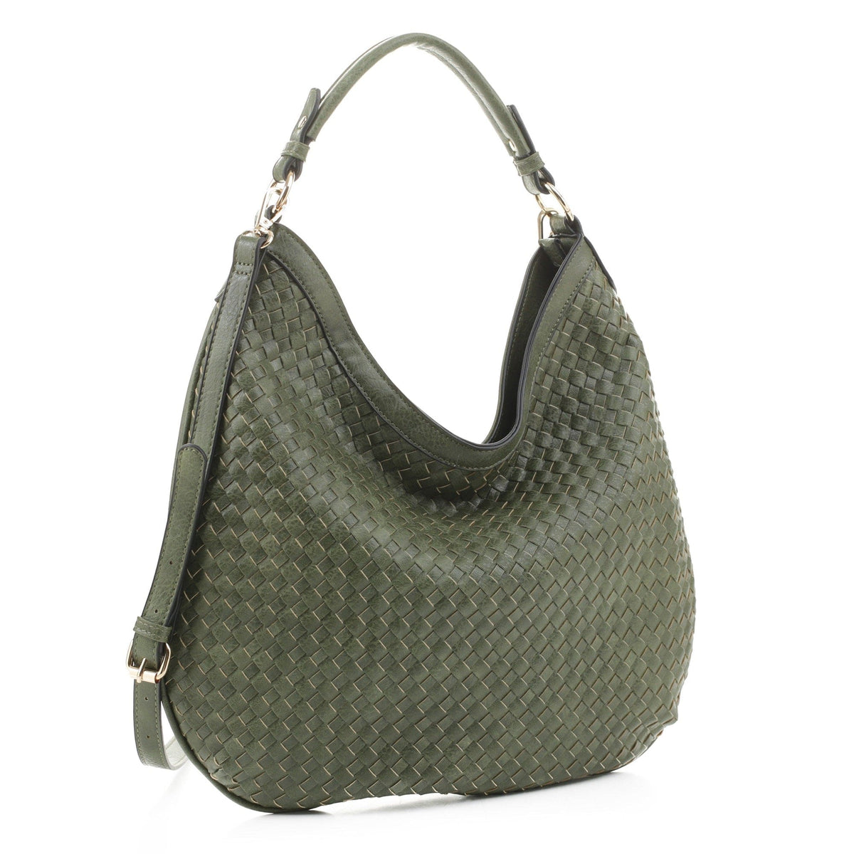 FC19218 Nora Woven Hobo Bag - MiMi Wholesale