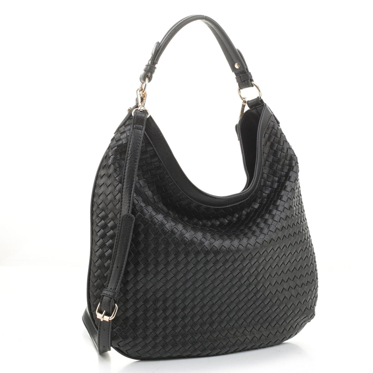 FC19218 Nora Woven Hobo Bag - MiMi Wholesale