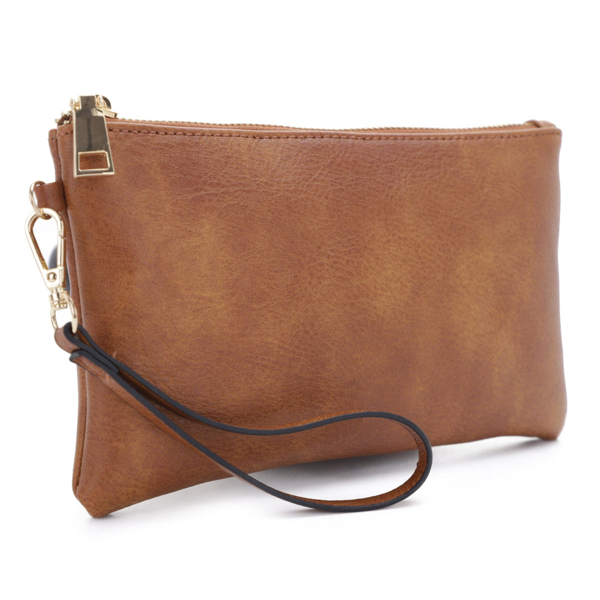 FC20496 Tonya Double Zipper 2 in 1 Hobo Bag With Wristlet - MiMi Wholesale