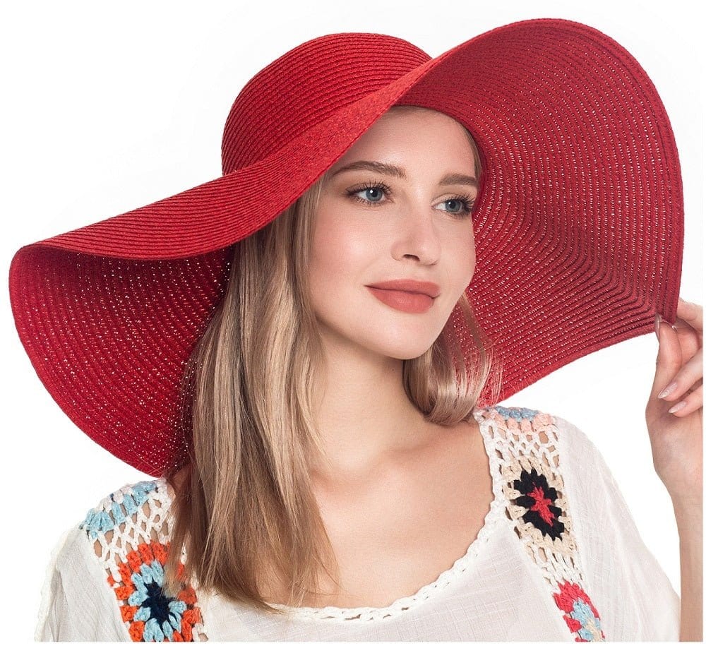 H3045 Monogrammable Straw Floppy Hat - MiMi Wholesale