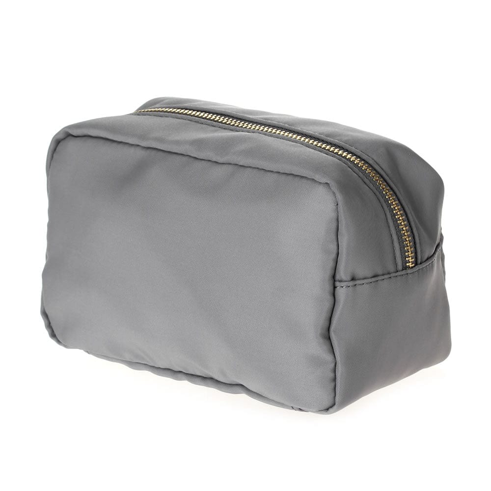 HM1012 Emma Round Zippered Nylon Cosmetic Pouch Bag - MiMi Wholesale