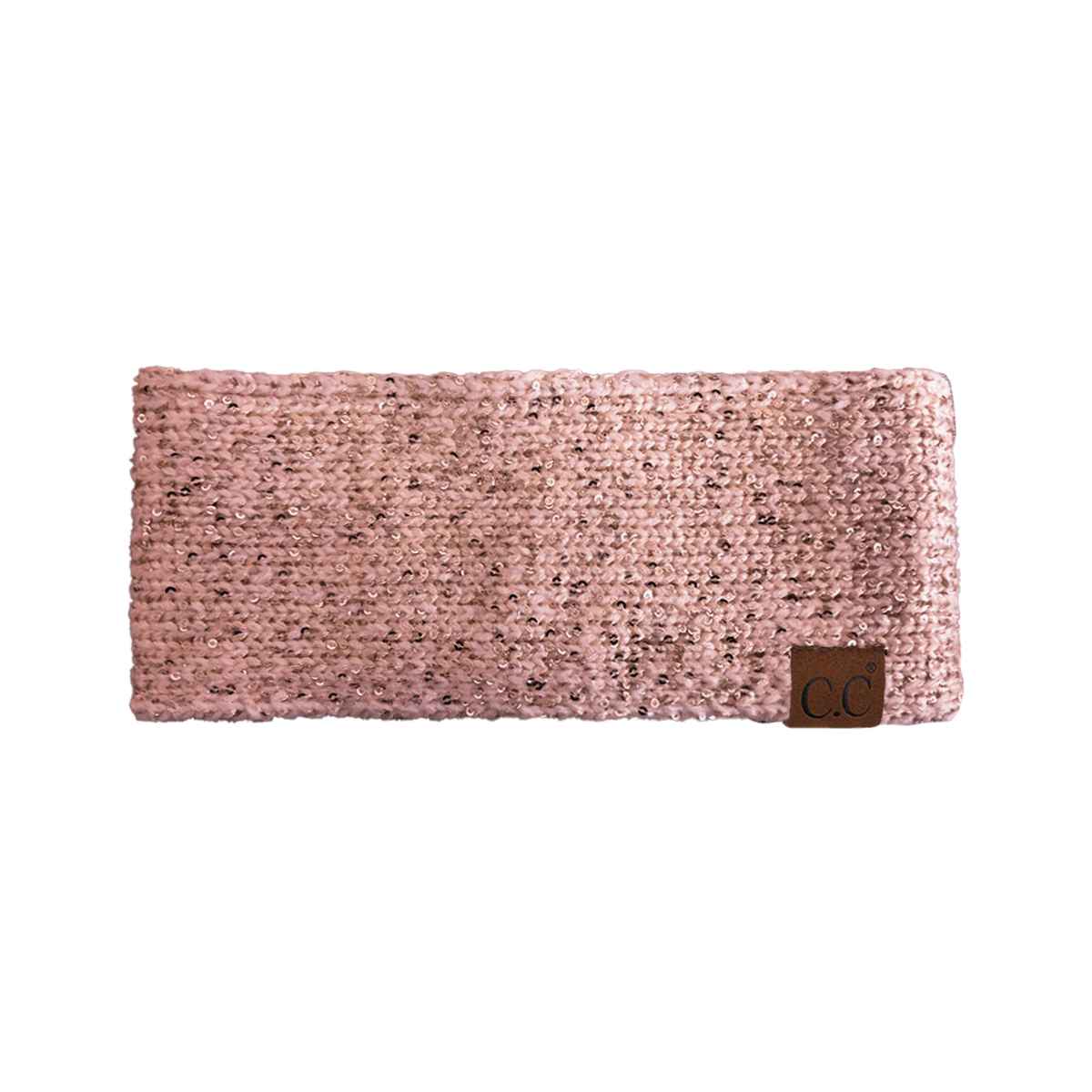 HWE0034 Michelle Fuzzy Lined Sequin Head Wrap - MiMi Wholesale