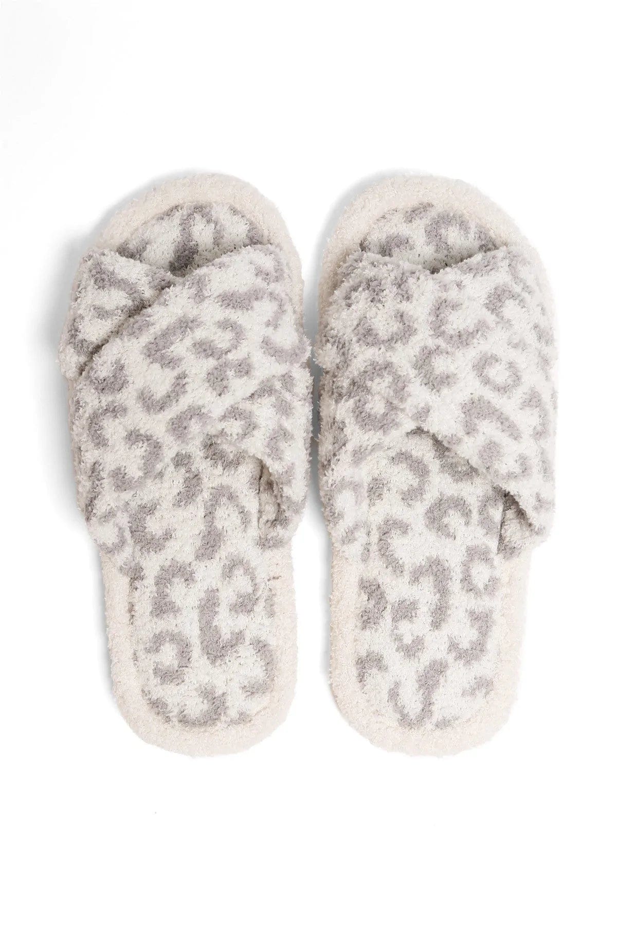 JCL2120 Leopard Super Lux Open-Toe Slipper - MiMi Wholesale