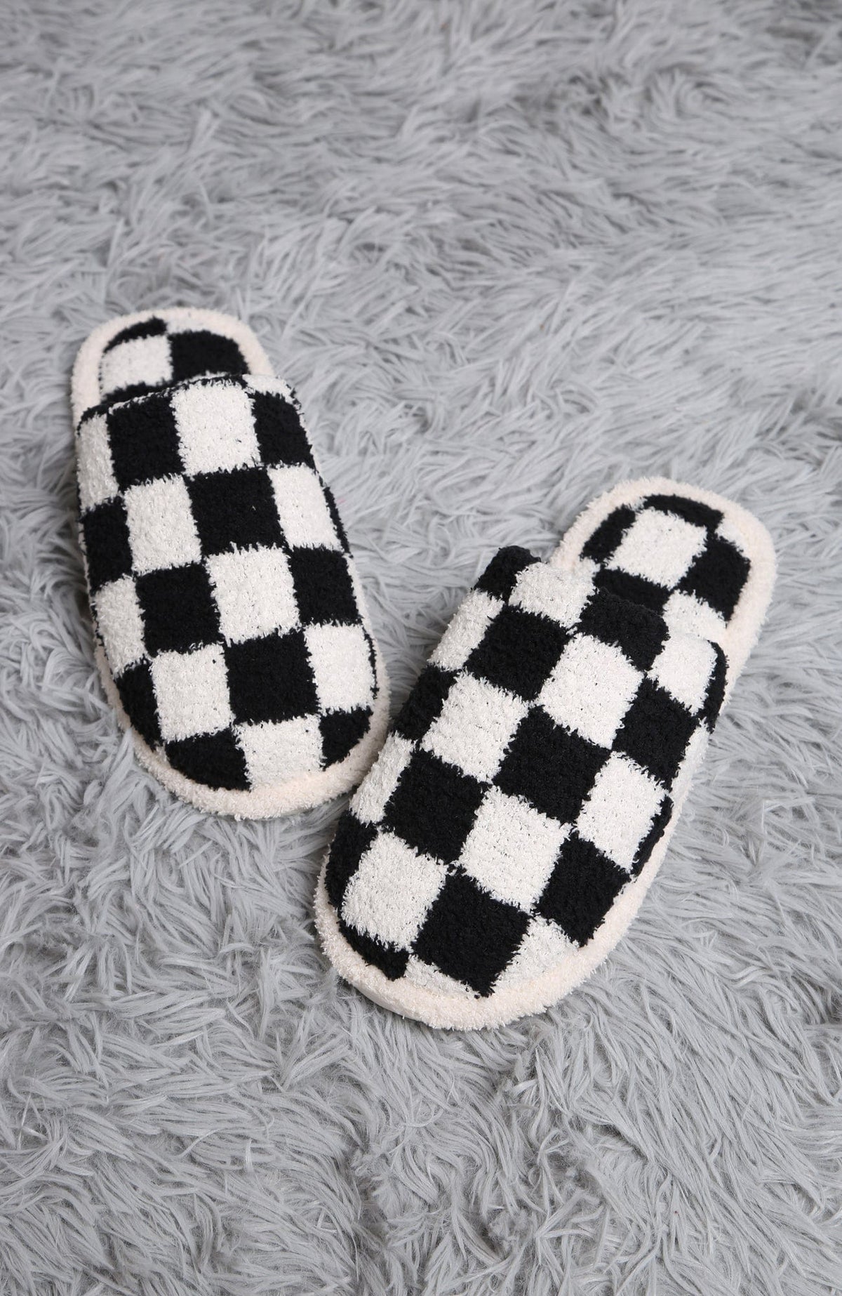 JCL4216 Super Lux Checkered Slippers - MiMi Wholesale