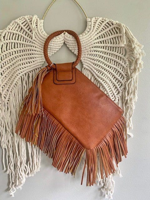 JY0378 Fringe Soft Vegan Leather Wristlet/Clutch - MiMi Wholesale