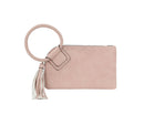 JYM0346 Soft Vegan Leather Wristlet/Clutch With Tassel - MiMi Wholesale