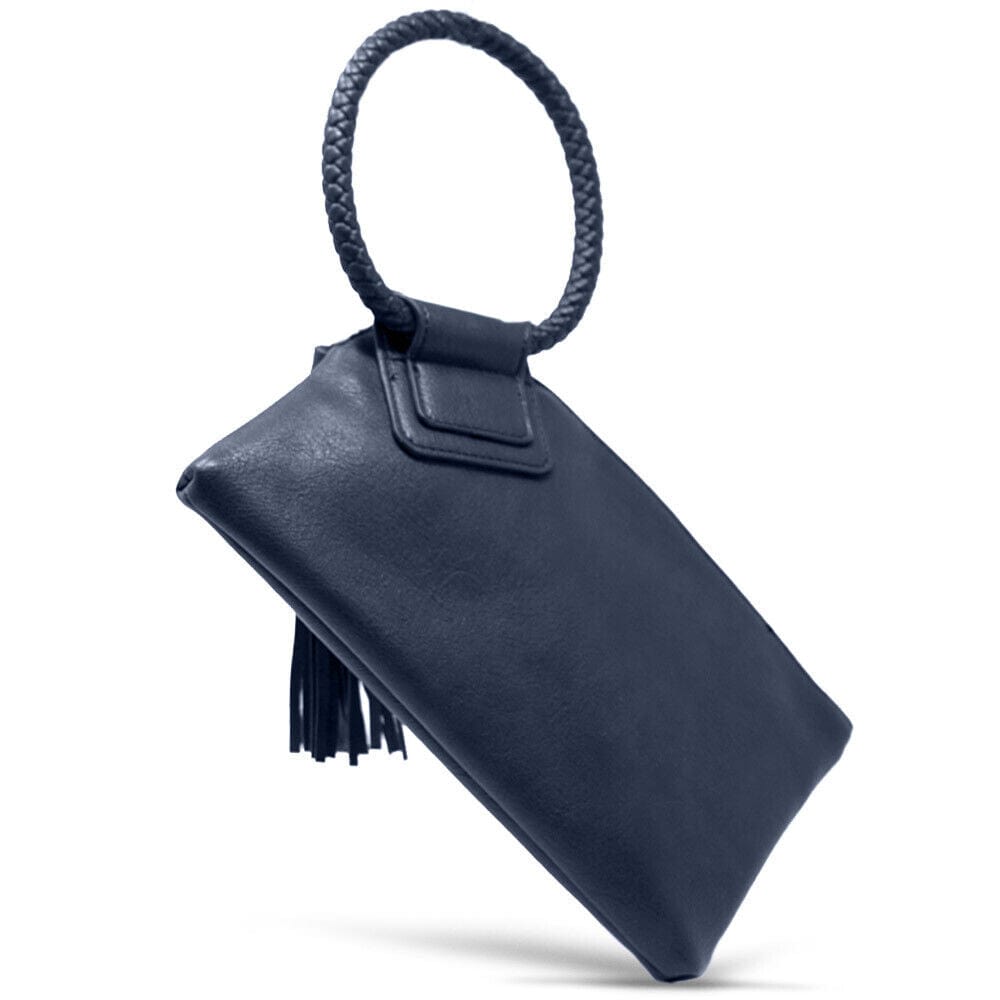 JYM0346 Soft Vegan Leather Wristlet/Clutch With Tassel - MiMi Wholesale