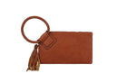 JYM0346 Soft Vegan Leather Wristlet/Clutch With Tassel - MiMi Wholesale
