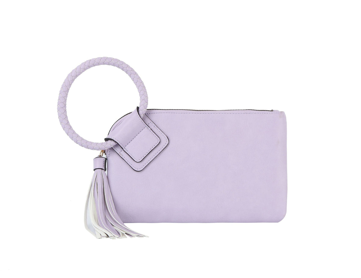 JYM0346 Soft Vegan Leather Wristlet/Clutch With Tasself - MiMi Wholesale