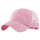 KBE-VM Premium Distressed Mesh Cotton Cap - MiMi Wholesale