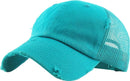 KBE-VM Premium Distressed Mesh Cotton Cap - MiMi Wholesale