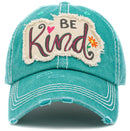 KBV1422 "Be Kind" Vintage Washed Ball Cap - MiMi Wholesale