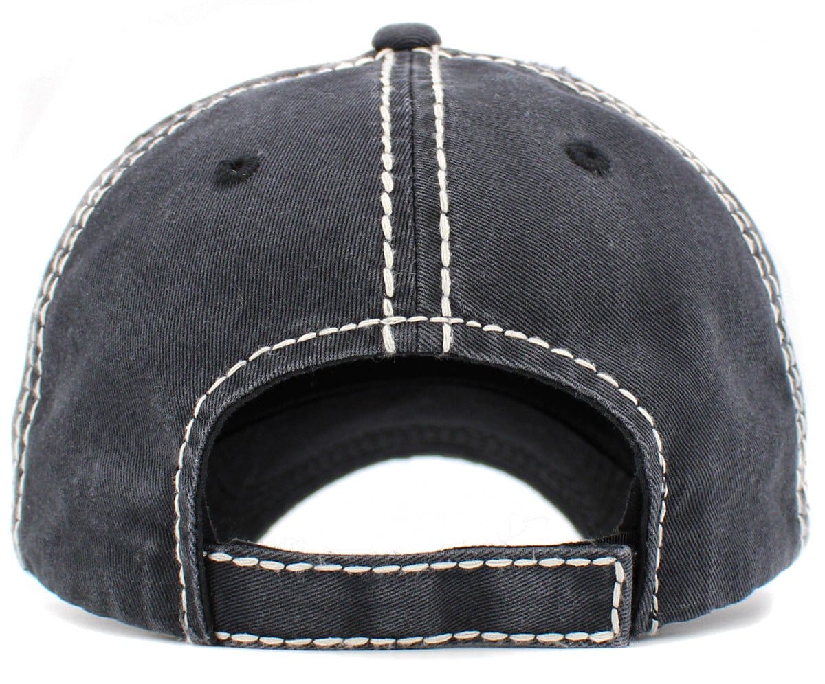 KBV1433 "MAMA MAMA MAMA" Vintage Washed Ball Cap - MiMi Wholesale