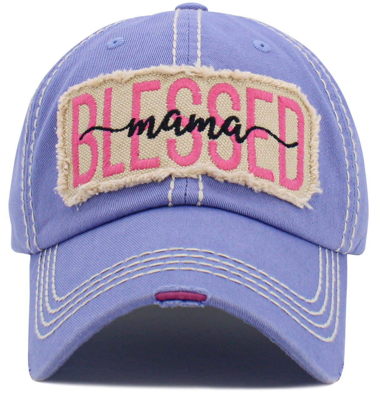 KBV1492 Blessed Mama Washed Vintage Ballcap - MiMi Wholesale