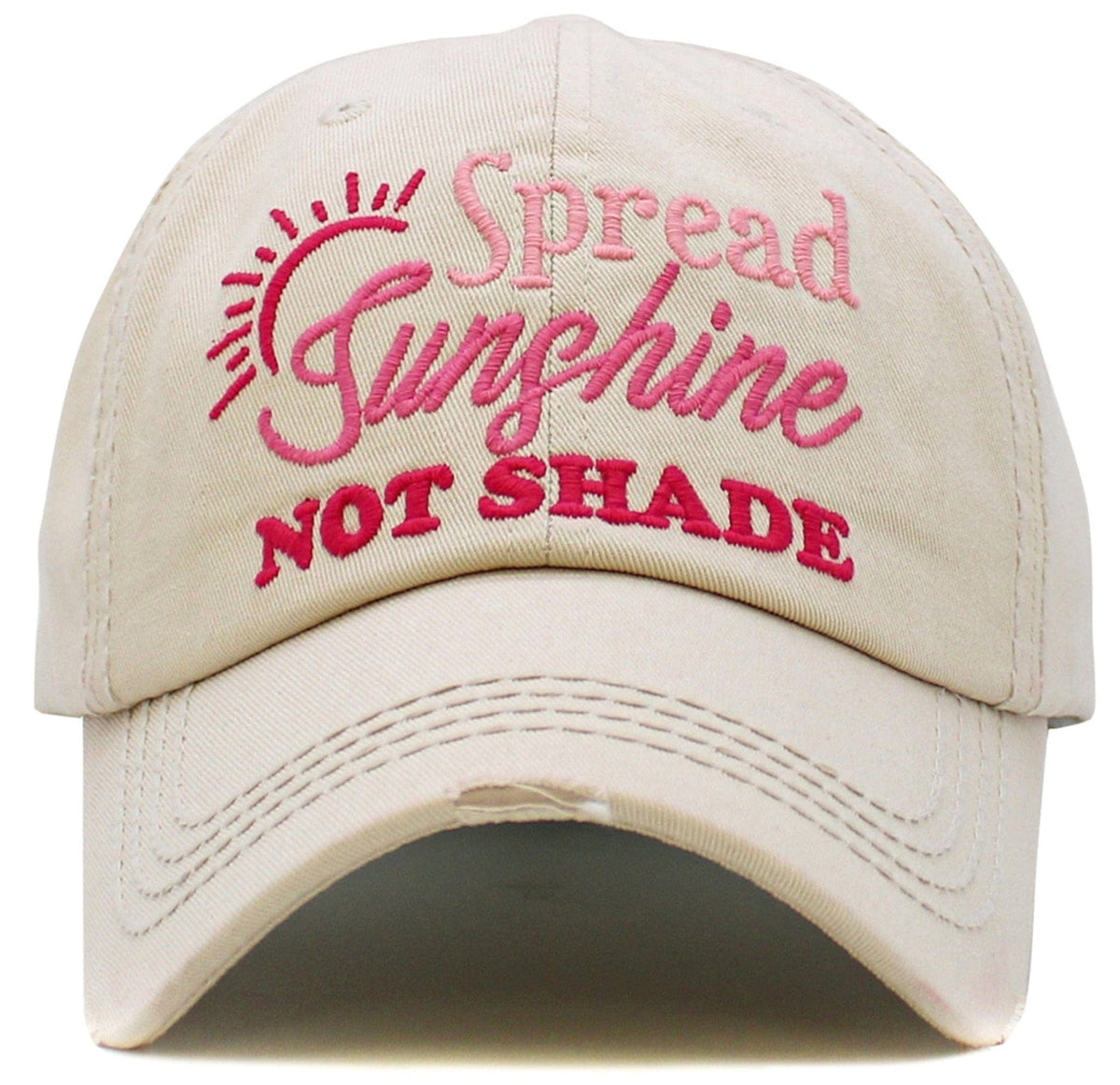 KBV1571 Spread Sunshine Washed Vintage Ballcap - MiMi Wholesale