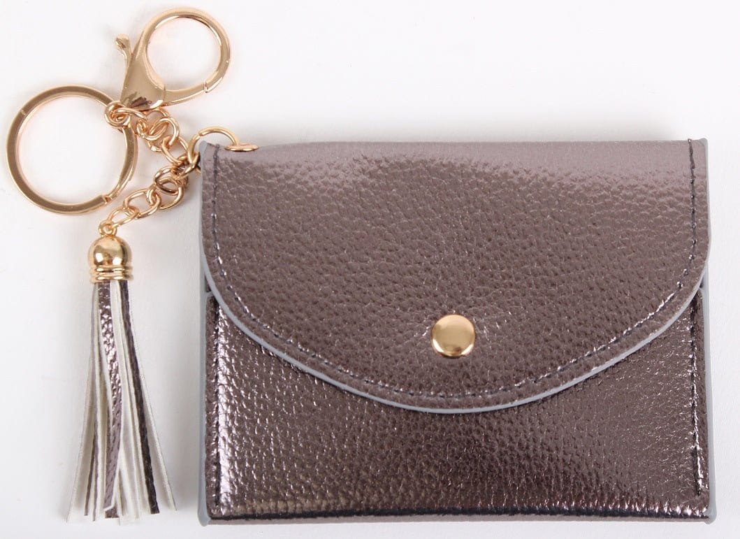KC139x124 Cardholder Keychain With Tassel - MiMi Wholesale