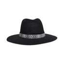 KPC0001 Winnie Aztec Beads Trim Band Panama Hat - MiMi Wholesale