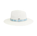 KPC0001 Winnie Aztec Beads Trim Band Panama Hat - MiMi Wholesale