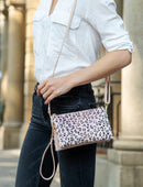 M013 Animal 3 Compartments Crossbody Bag - MiMi Wholesale