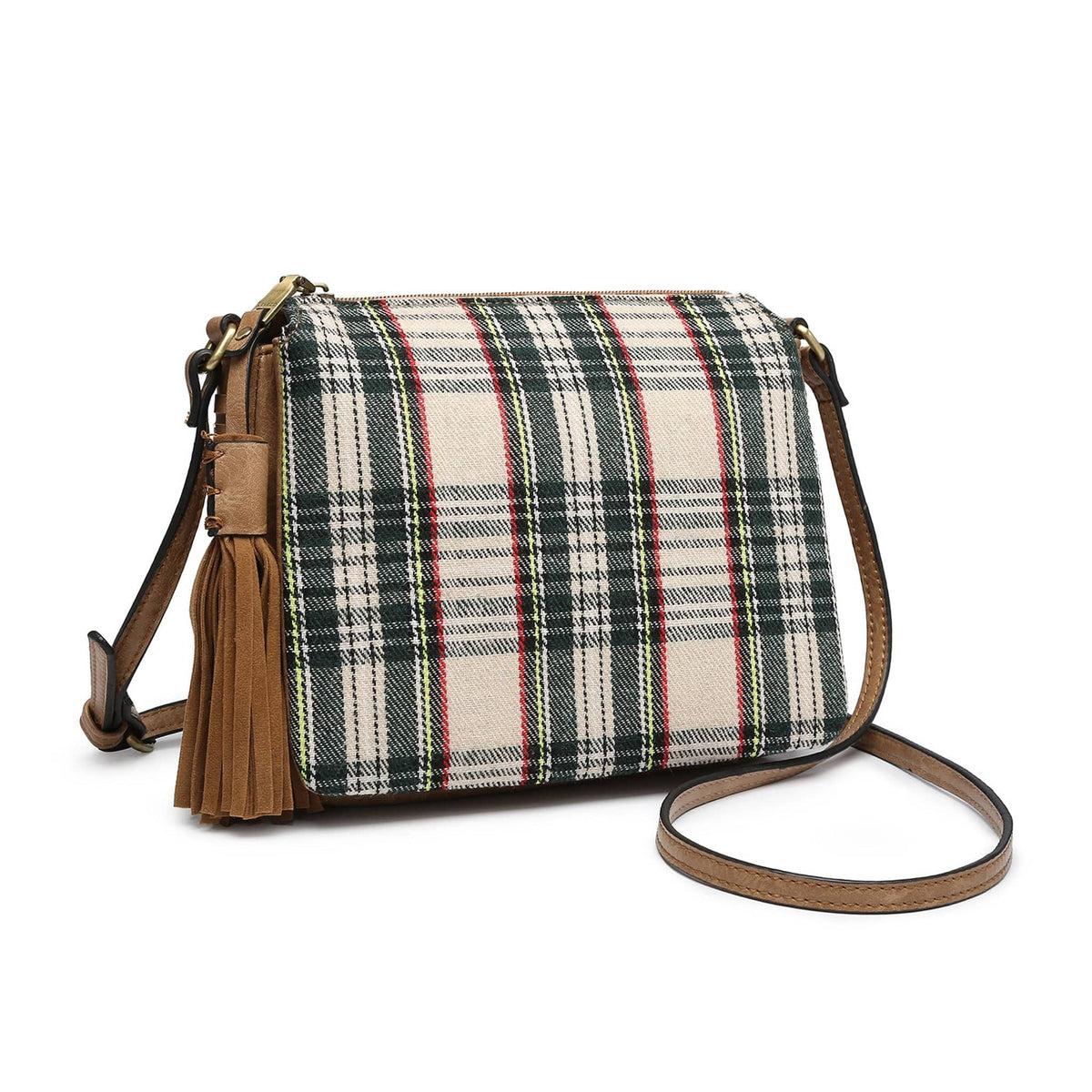 M1918 Three Compartment Crossbody w/ Tassel - MiMi Wholesale