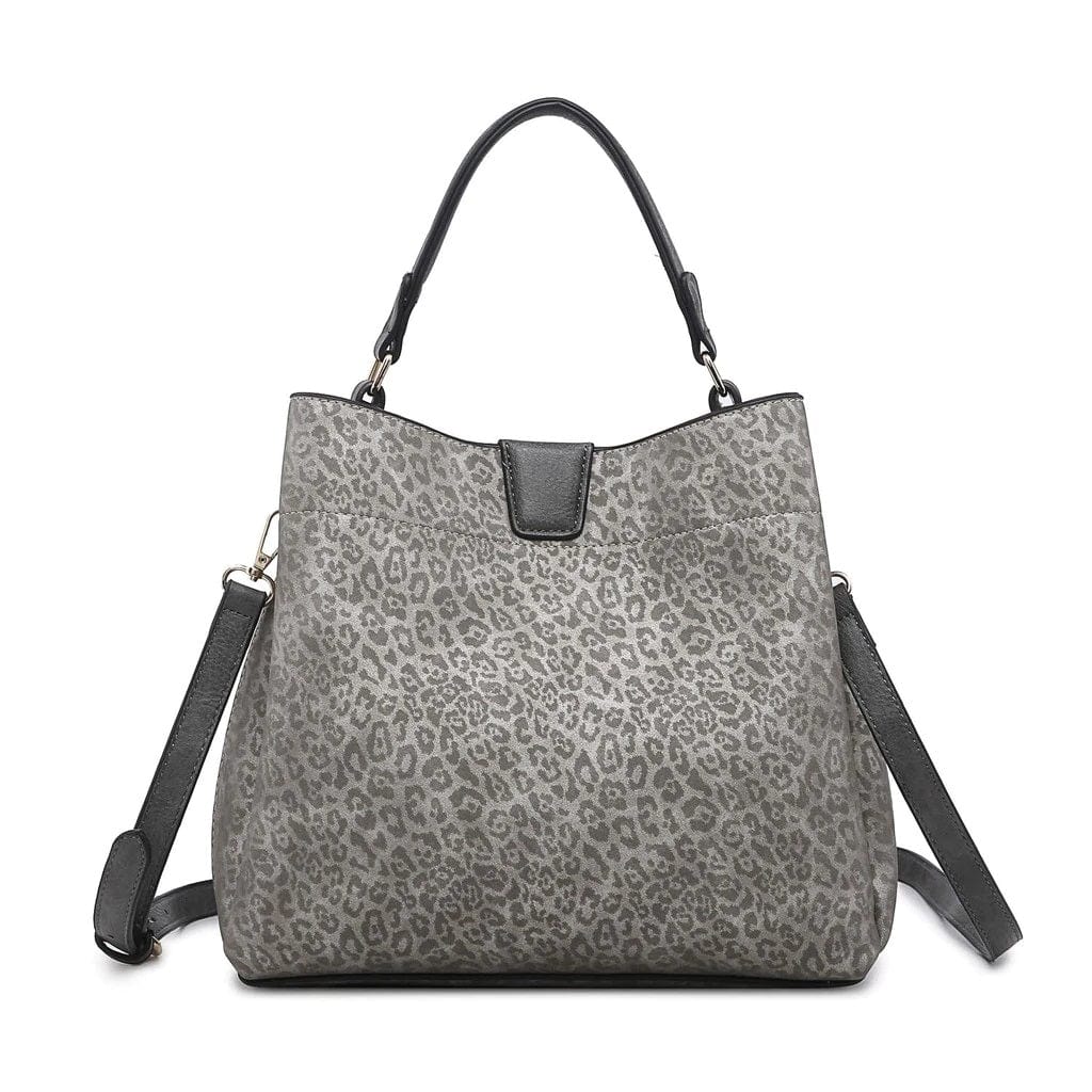 M1951 Three Compartment Satchel w/ Zip and Inner Slip Pockets - MiMi Wholesale