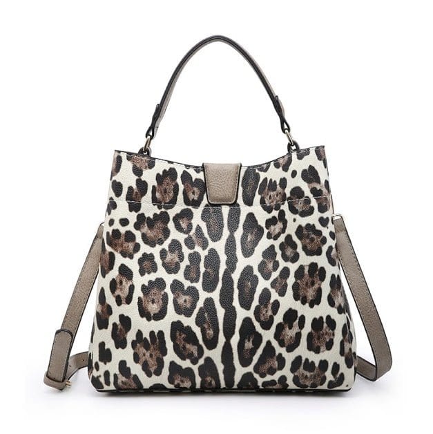 M1951 Three Compartment Satchel w/ Zip and Inner Slip Pockets - MiMi Wholesale