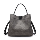 M1951 Three Compartment Satchel w/ Zip and Inner Slip Pockets - MiMi Wholesale
