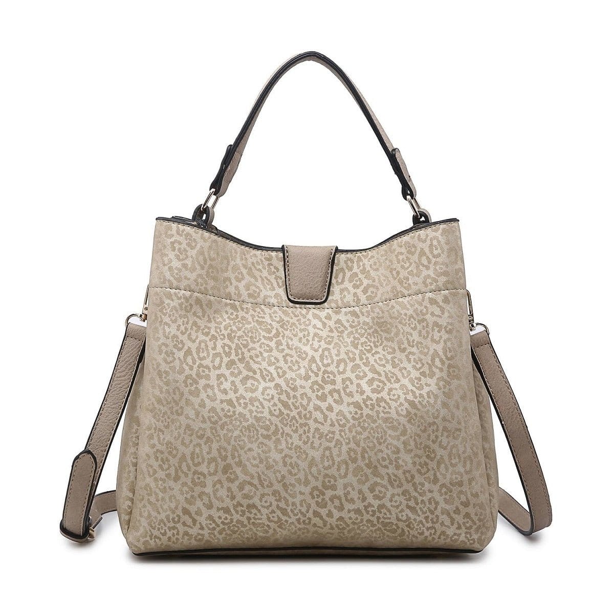 M1951 Three Compartment Satchel w/ Zip and Inner Slip Pockets - MiMi Wholesale