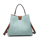 M1951 Three Compartment Satchel w/ Zip and Inner Slip Pockets - MiMi Wholesale