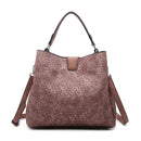 M1951 Three Compartment Satchel w/ Zip and Inner Slip Pockets - MiMi Wholesale