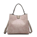 M1951 Three Compartment Satchel w/ Zip and Inner Slip Pockets - MiMi Wholesale