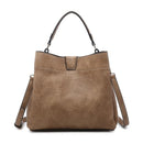 M1951 Three Compartment Satchel w/ Zip and Inner Slip Pockets - MiMi Wholesale