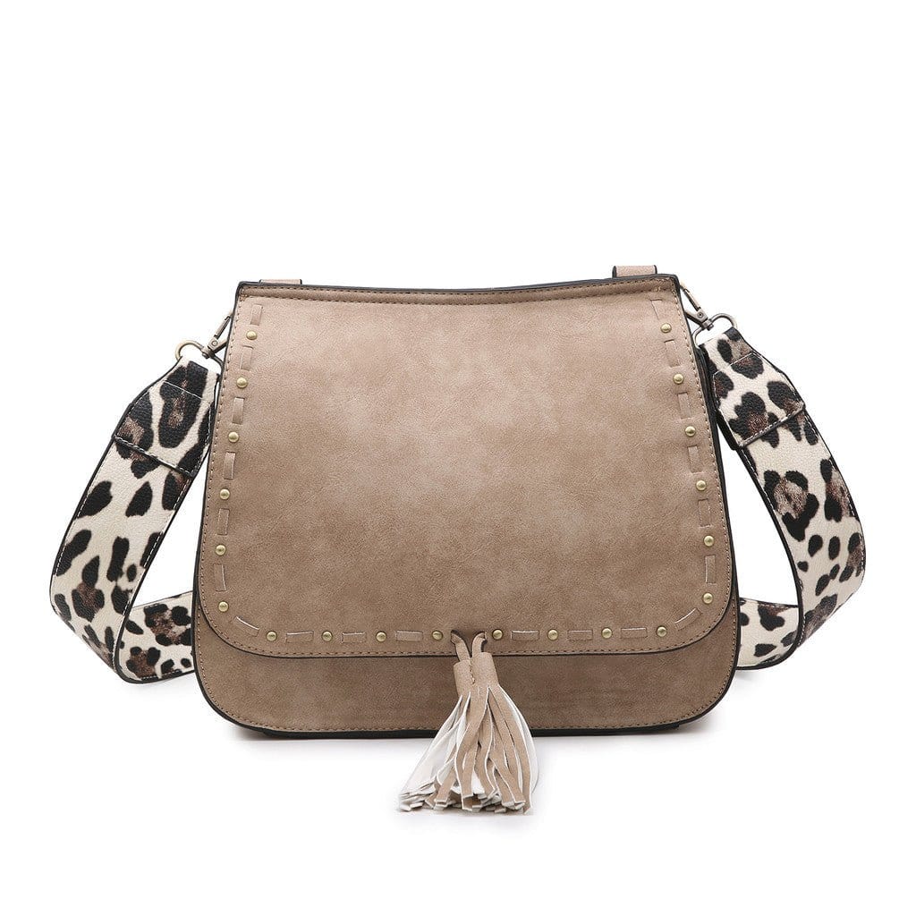 M1970 Structured Flapover Crossbody w/ Guitar Strap - MiMi Wholesale
