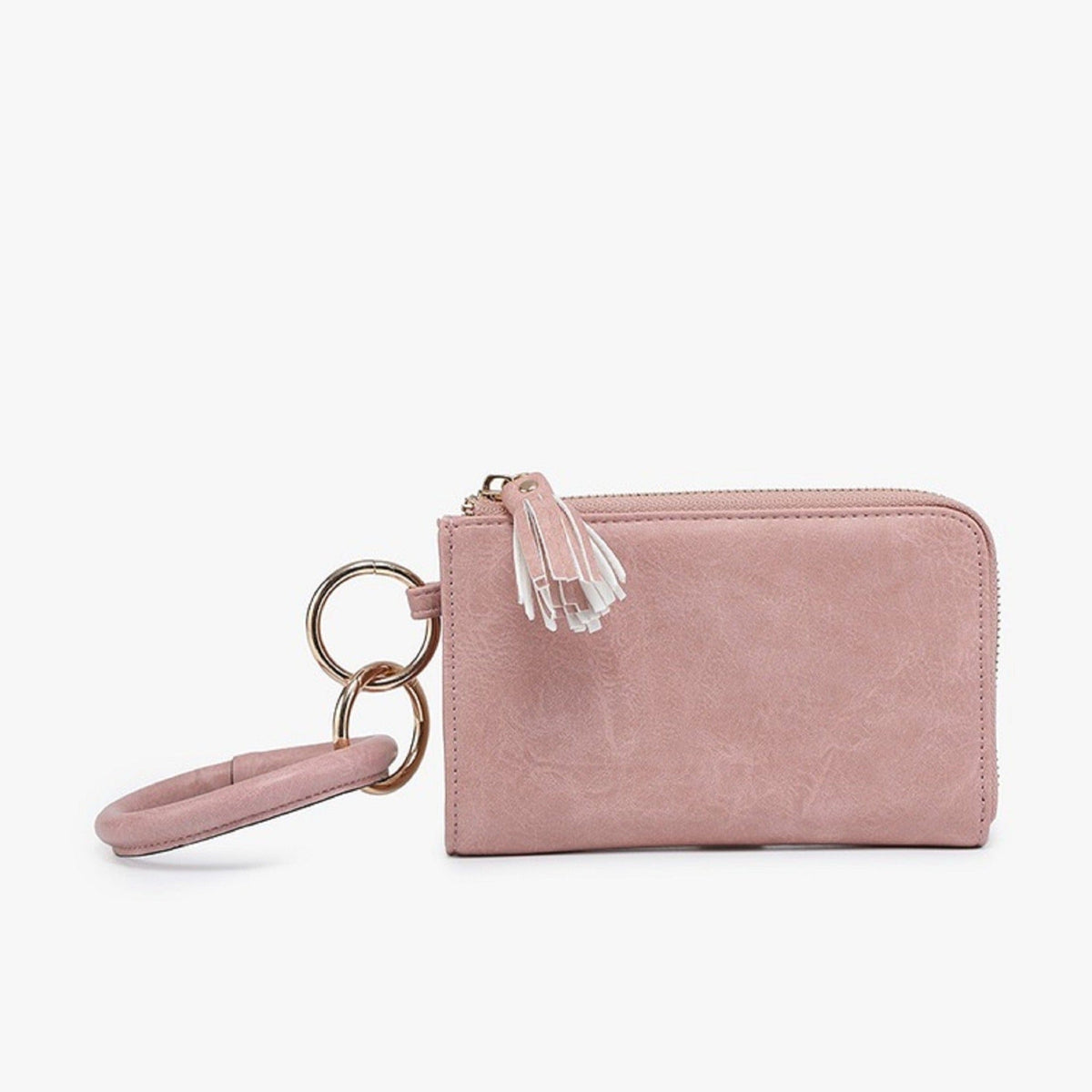M1973 Wristlet Zipper Bangle/Wallet/Cardholder w/ Tassel - MiMi Wholesale