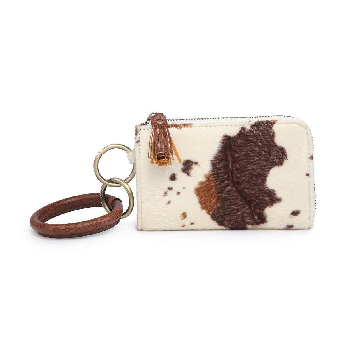 M1973 Wristlet Zipper Bangle/Wallet/Cardholder w/ Tassel - MiMi Wholesale